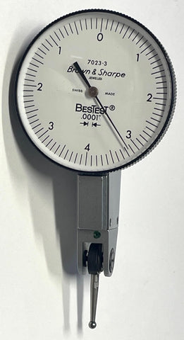 Brown & Sharpe 599-7023-3 BesTest Dial Test Indicator, .008" Range, .0001" Graduation *USED/RECONDITIONED*