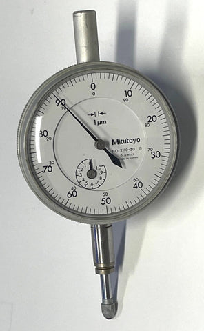 Mitutoyo 2110-50 Dial Indicator, 0-1mm Range, 0.001mm Graduation *USED/RECONDITIONED*