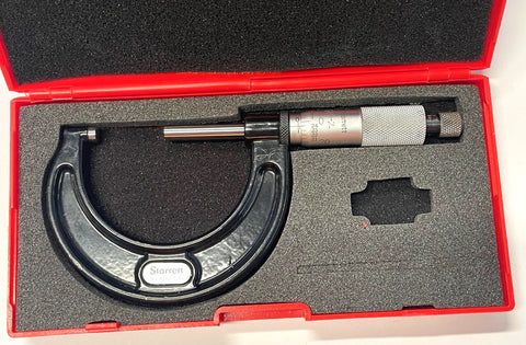 Starrett 436.1RL-2 Outside Micrometer 1-2" Range .001" Graduation *USED/RECONDITIONED*