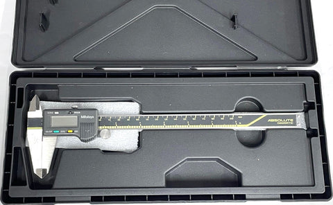 Mitutoyo 500-197 Absolute Digimatic Caliper, 0-8"/0-200mm Range, .0005"/0.01mm Resolution *USED/RECONDITIONED*