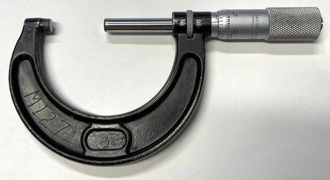 Starrett T436XL-2 Outside Micrometer, 1-2" Range, .0001" Graduation, Chamfered *USED/RECONDITIONED*