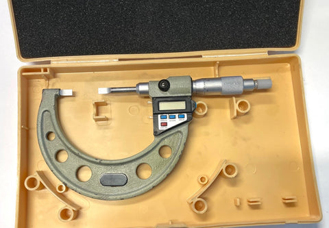 Mitutoyo 422-312 Digimatic Blade Micrometer, 1-2"/25.4-50.8mm, .00005"/0.001mm Resolution *USED/RECONDITIONED*