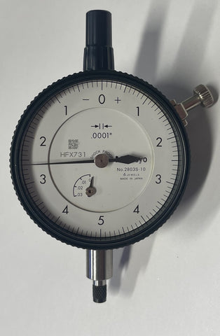 Mitutoyo 2803S-10 Dial Indicator, 0-.025" Range .0001" Graduation *USED/RECONDITIONED*
