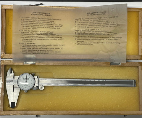 Summit SD1158 Dial Caliper , 0-8" Range, .001" Graduation *USED/RECONDITIONED*