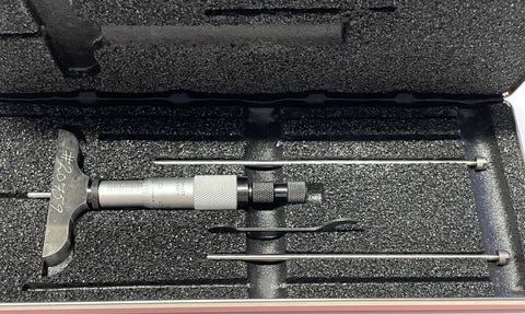 Starrett 440Z-3RL Depth Micrometer, 0-3" Range, .001" Graduation *USED/RECONDITIONED*