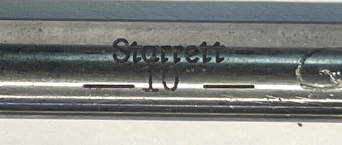 Starrett 234B-10 End Measuring Rod / Setting Standard without Insulating Handle, 10" Length *USED*