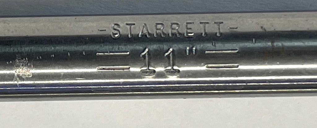 Starrett 234B-11 End Measuring Rod / Setting Standard without Insulating Handle, 11" Length *USED*
