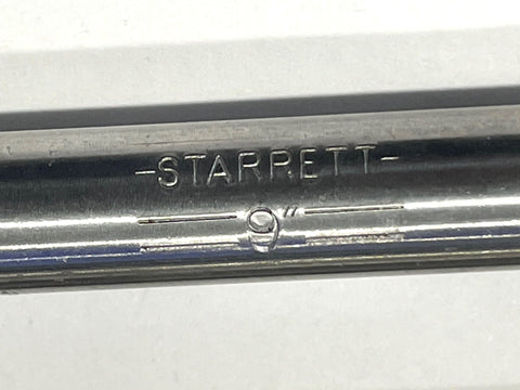 Starrett 234B-9 End Measuring Rod / Setting Standard without Insulating Handle, 9" Length *USED*