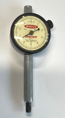 Starrett 81-111J Dial Indicator with 2" Stem, 0-.025" Range, .0001" Graduation *USED/RECONDITIONED*