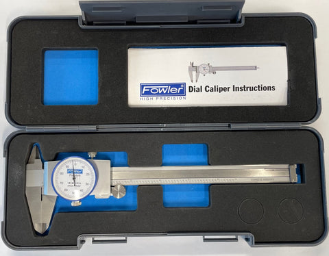 Fowler 52-008-007-0 Dial Caliper 0-6" Range .001" Resolution *NEW - Open Box Item*