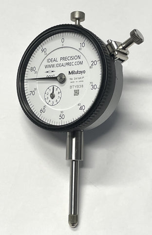 Mitutoyo 2416AIP Dial Indicator, 0-1" Range, .001" Graduation, Lug Back *USED/RECONDITIONED*