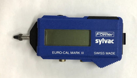 Fowler 54-520-610 Sylvac Horizontal Mini Electronic Indicator,  0-.200”/0-5mm Range, .00005"/0.001mm Resolution *New-Open Box Item