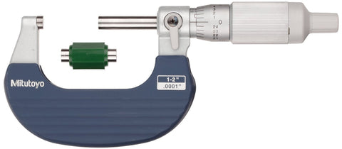 Mitutoyo 102-718 Outside Micrometer, 1-2" Range, .0001" Graduation