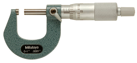 Mitutoyo 103-260 Outside Micrometer, 0-1" Range, .0001" Graduation