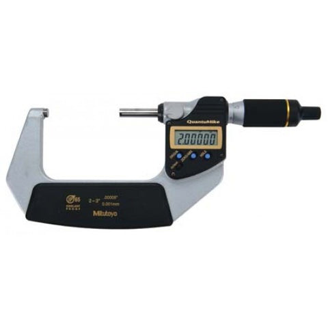 Mitutoyo 293-187-30 QuantuMike Digimatic Micrometer, 2-3" Range, .00005"/0.001mm Resolution