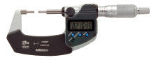 Mitutoyo 331-361-30 Spline Micrometer, 0-1"/0-25.4mm Range, .00005"/0.001mm Resolution, .079" Contacts