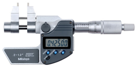 Mitutoyo 345-350-30 Digimatic Inside Micrometer, .2-1.2"/5-30mm Range, .00005"/0.001mm Resolution