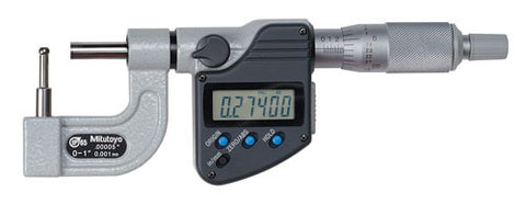 Mitutoyo 395-363-30 Tube Micrometer, 0-1" Range, .00005"/0.001mm Resolution
