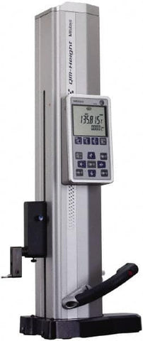 Mitutoyo 64PKA094B QM Height Gage High Precision Pneumatic Floatation System, 0-14in/0-350mm Range, .00005”/0.001mm-.001"/0.0005mm Resolution, ±(2.4+2.1L/600)µm Accuracy