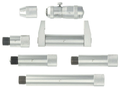 Fowler 52-243-240-1 Inside Micrometer Set, 2-40" Range .001" Graduation