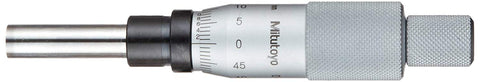 Mitutoyo 153-202 Micrometer Head, 0-25mm Range, 0.01mm/0.001mm Graduation