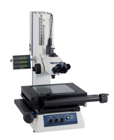 Mitutoyo 64PKA092A Manual Focusing Measuring Microscope with LED Illumination Unit & Binocular Tube