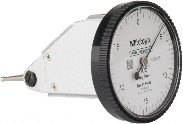 Mitutoyo 513-452-10E Vertical Dial Test Indicator .030" Range, .0005" Graduation