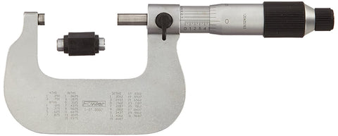Fowler 52-235-002-2 Outside Micrometer, 1-2" Range, .0001" Graduation