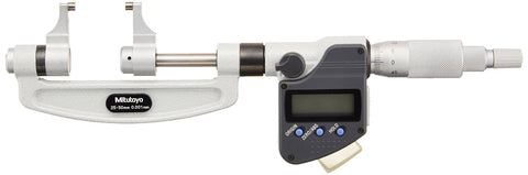 Mitutoyo 343-251-30 Caliper Type Micrometer, 25-50mm Range, 0.001mm Graduation *CLEARANCE