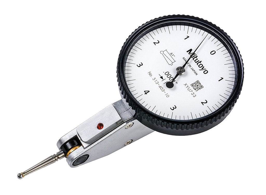 mitutoyo 513-908-10e indicador de prueba de cuadrante horizontal, con mitutoyo 513-908-10e indicador de prueba de cuadrante horizontal, con
