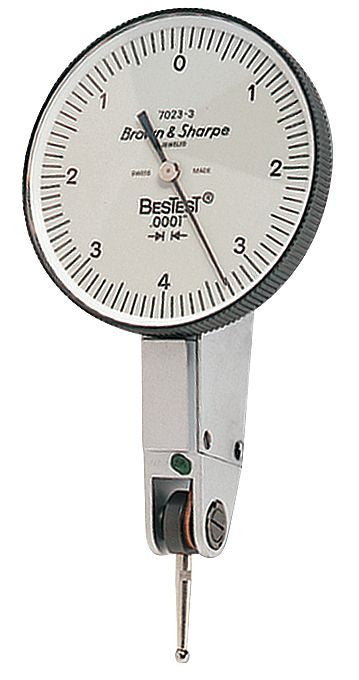 Brown & Sharpe 599-7023-3 BesTest Dial Test Indicator, .008" Range, .0001" Graduation