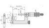 Mitutoyo 117-108 Uni-Mike Micrometer, 1-2" Range, .0001" Graduation