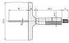 Mitutoyo 129-109 Depth Micrometer, 0-50mm Range, 0.01mm Graduation