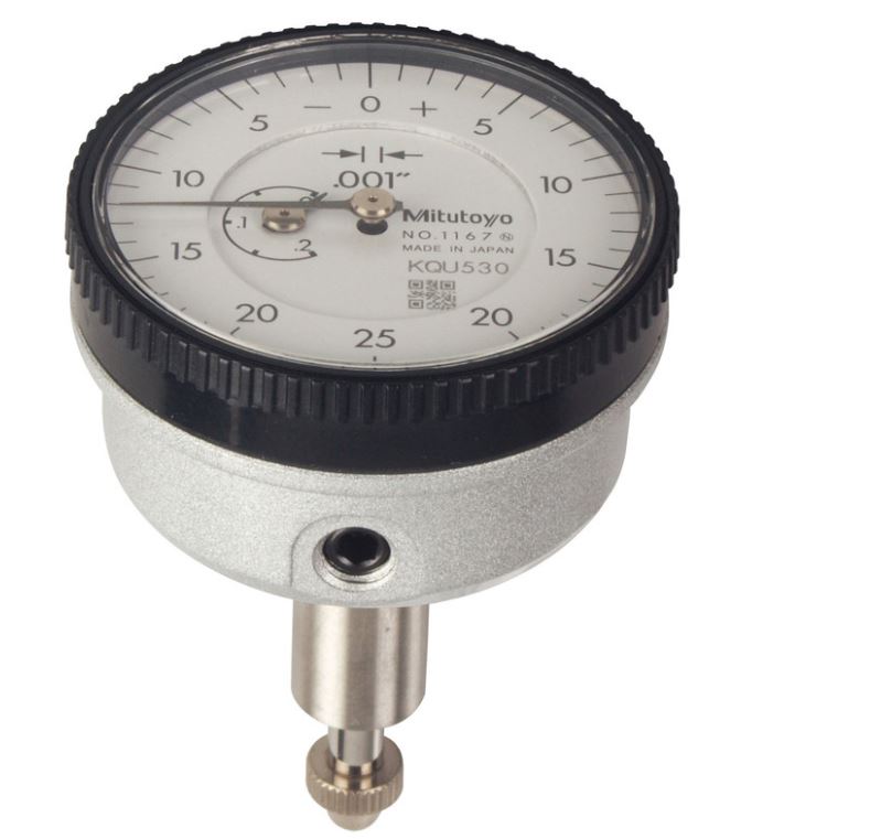 Mitutoyo Series 2 Inch Lug Back Standard Dial Indicator, 1/2 In, 100 To 0 Dial Reading, 0.001 In, #4-48 UNF Tip - Foto 5
