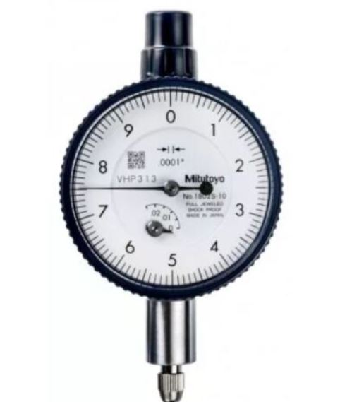 Mitutoyo 1802A-10 Series 1 Compact Dial Indicator, 0-.025" Range, .0001" Graduation