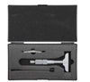 Mitutoyo 129-109 Depth Micrometer, 0-50mm Range, 0.01mm Graduation