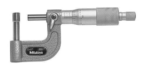 Mitutoyo 115-314 Tube Micrometer (Anvil D), 0-1" Range, .0001" Graduation
