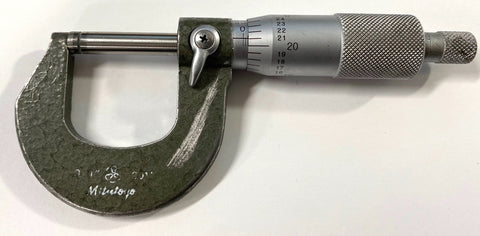 Mitutoyo 103-260 Outside Micrometer, 0-1" Range, .0001" Graduation *USED/RECONDITIONED*