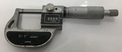 Fowler 52-222-001 Rolling Digital Outside Micrometer, 0-1" Range, .0001" Graduation *USED/RECONDITIONED*