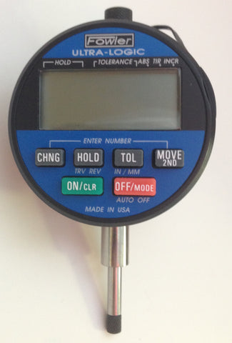 Fowler 54-522-775-0 Ultra-Logic AGD Group II Electronic Indicator, .600"/15.25mm Range, .0005"/0.01mm Resolution *DEMO*