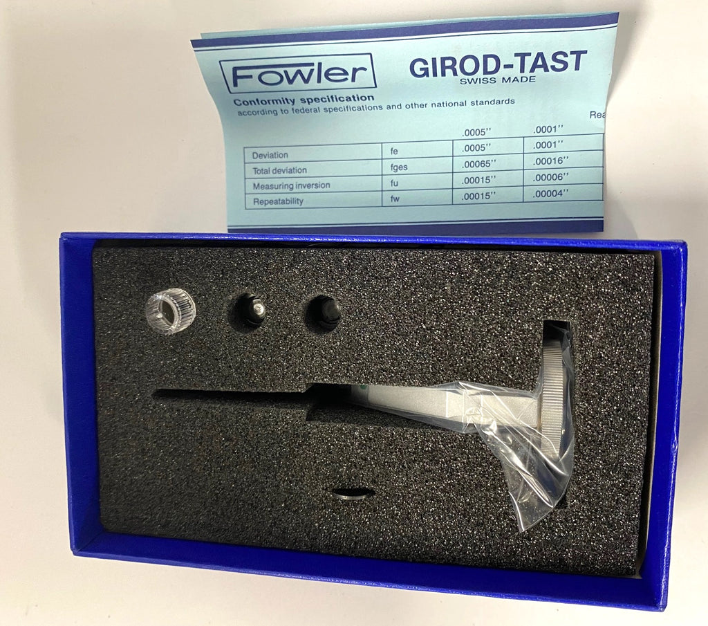 Automated Testing Fowler Fowler 52-563-272-0 Girod-Tast