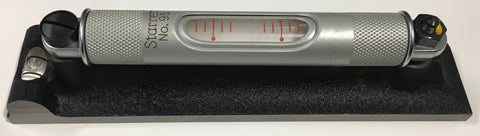 Starrett 98-6 Machinists' Level with Ground and Graduated Vial, 6" Length *USED/RECONDITIONED*