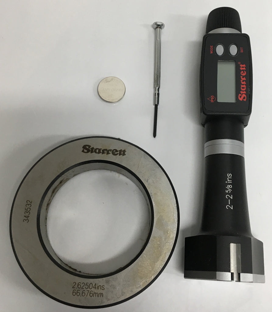 Starrett 780XTZ-258 Electronic Internal Micrometer, 2-2.625"/50-65mm Range, .00005"/0.001mm Resolution *CLEARANCE