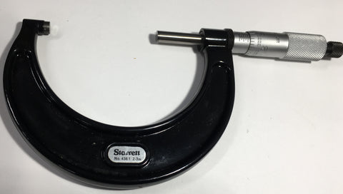 Starrett 436.1XRL-3 Outside Micrometer, 2-3" Range, .001" Graduation *USED/RECONDITIONED*