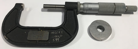 Lufkin 1842 Outside Micrometer, 1-2" Range. .001" Graduation, with Setting Ring *USED/RECONDITIONED*