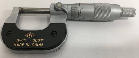 Links Import Value Outside Micrometer, 0-1" Range, .0001" Graduation *NEW - CLOSEOUT*