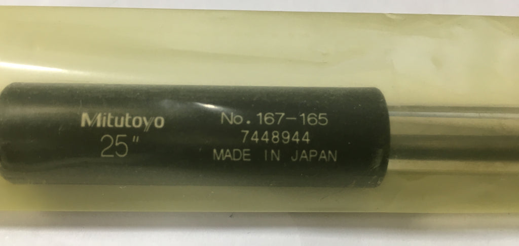 Mitutoyo 167-165 Micrometer Standard Bar, 25" Length, .47" Diameter *New-Open Box