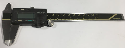 Mitutoyo 500-136 Digimatic Caliper, 0-6"/0-150mm Range, .0005"/0.01mm Resolution *USED/RECONDITIONED*