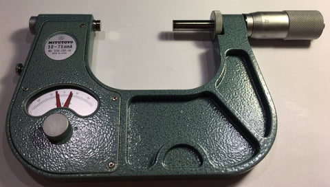 Mitutoyo 510-103-10 Indicating Micrometer, 50-75mm Range,  0.001mm Graduation *USED/RECONDITIONED*