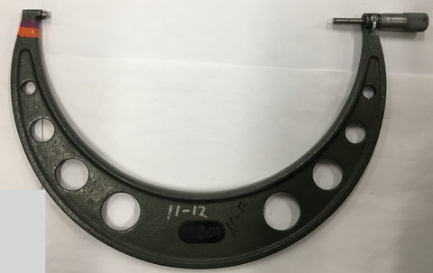 Mitutoyo 103-226A Outside Micrometer, 11-12" Range, .0001" Graduation *USED/RECONDITIONED*